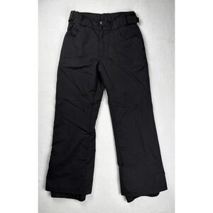 Mountain Tek Ski Pants Black Insulated Snow Pants XL‎ Adjustable Waist